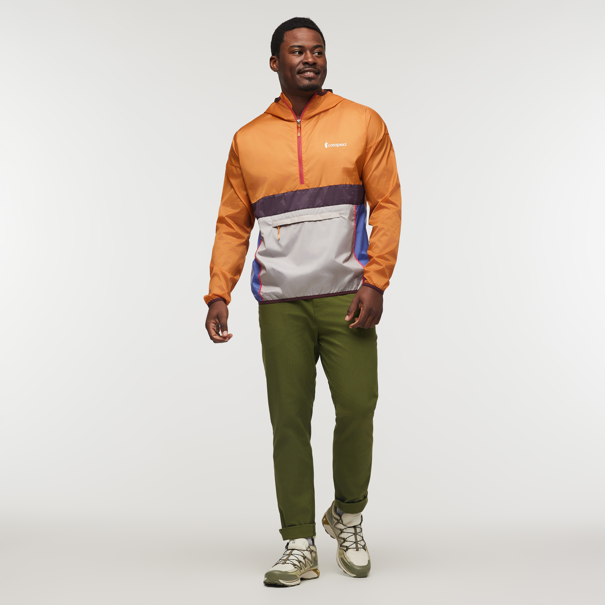 Alternative view of Teca Half Zip Windbreaker   Men's