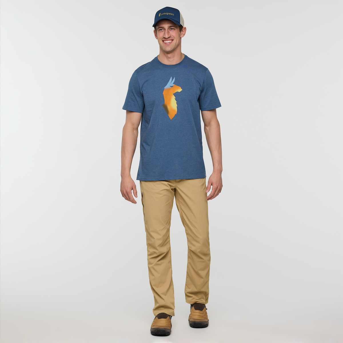 Alternative view of Bitmap Llama T Shirt   Men's