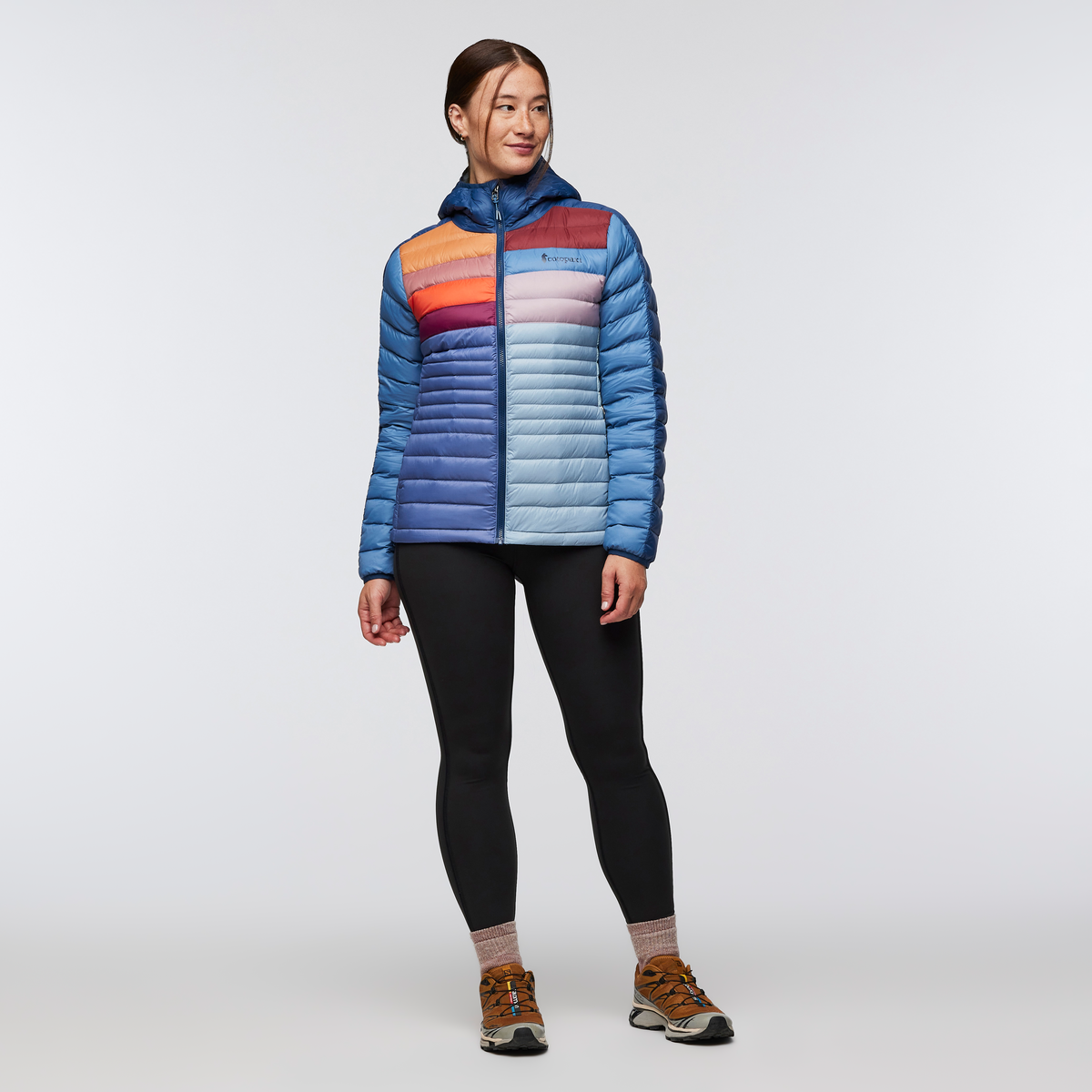 Alternative view of Funky Fuego Down Hooded Jacket   Women's