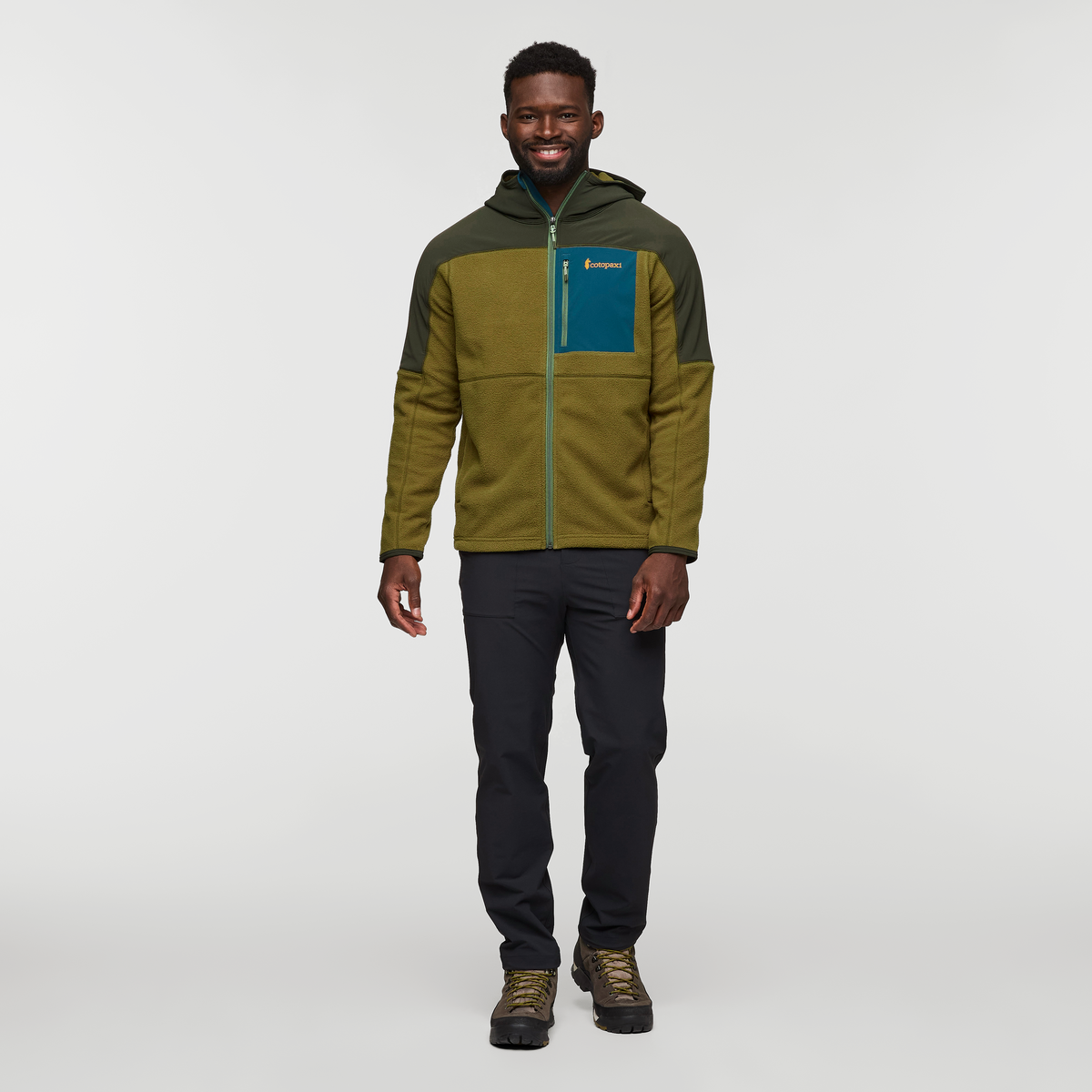 Alternative view of Abrazo Hooded Full Zip Fleece Jacket   Men's