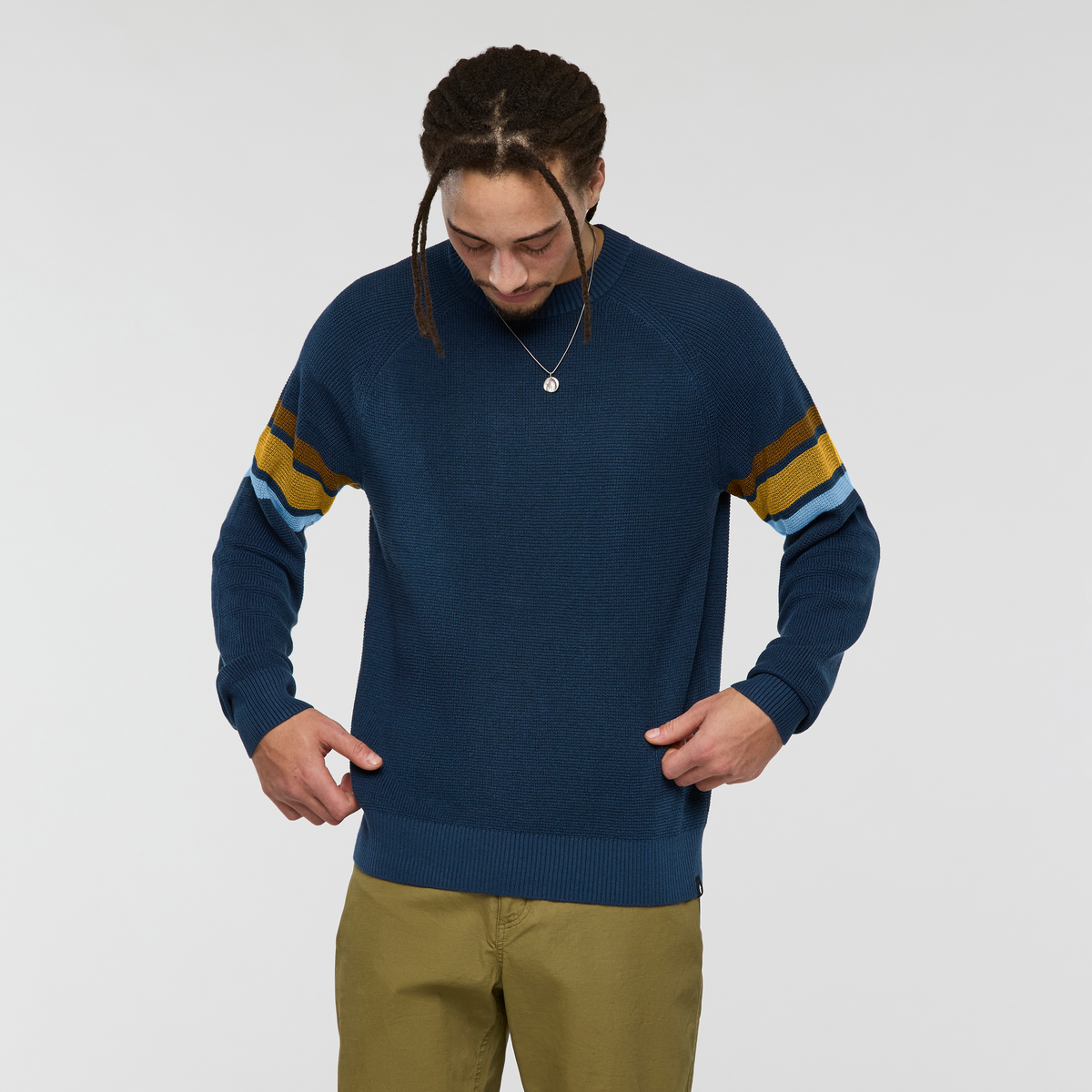 Libre Waffle Crew Sweater   Men's